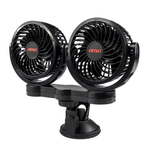 Ventilátor do auta, 12 V, 2x4" 1