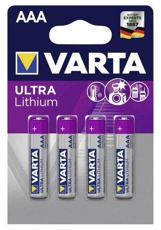 Varta Ultra AAA FR03 1,5 V (4 ks)