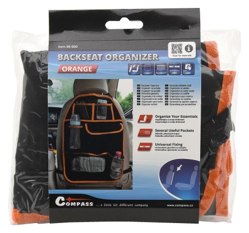 Organizér na přední sedadlo Orange 5