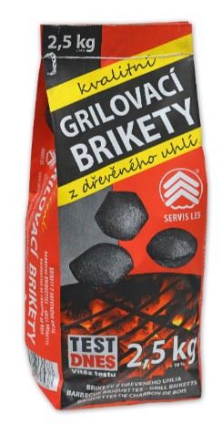 Grilovací brikety 2,5 kg
