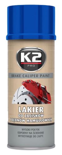 K2 Brake caliper paint 400 ml Modrá