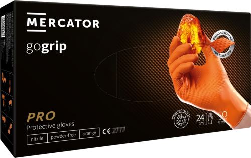 Rukavice Nitrilové oranžové XL 1