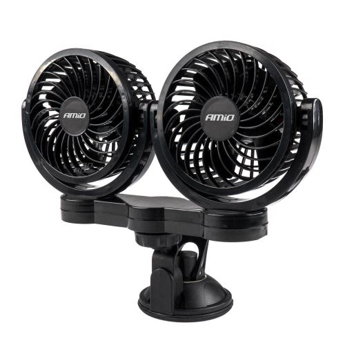Ventilátor do auta, 24 V, 2x4" 1