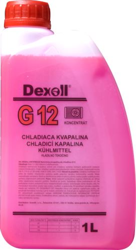 Dexoll antifreeze G12 červená 1l